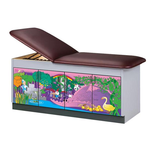 Clinton 7370-74 Discover Series Fairy Tale Dale Treatment Table, Pediatric