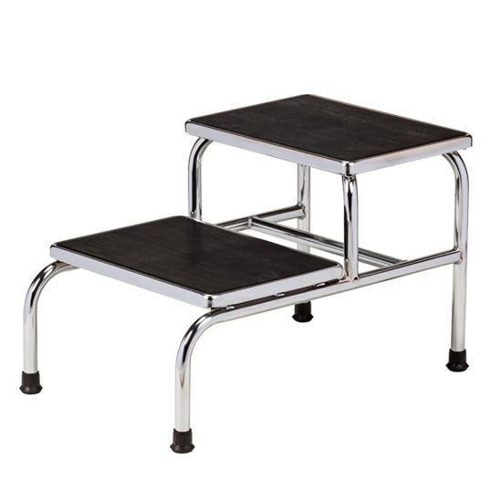 Clinton T-6842 Chrome Two-Step Step Stool