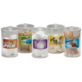 Clinton T-77 Clear Plastic Animal Pals Sundry Jars