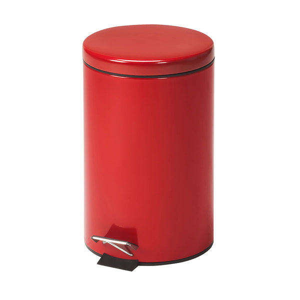 Clinton TR-13R Small Round Red Waste Receptacle