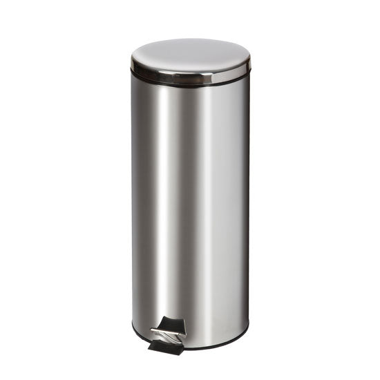 Clinton TR-20S Stainless Steel Medium, Round Waste Receptacle