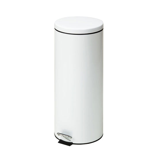 Clinton TR-20W Medium Round White Waste Receptacle