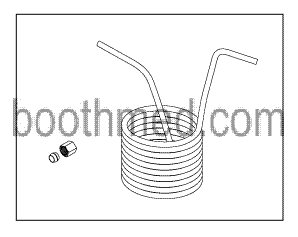 Coil, Condensation, Cooling Tuttnauer Autoclave Part: CT836101/TUC063