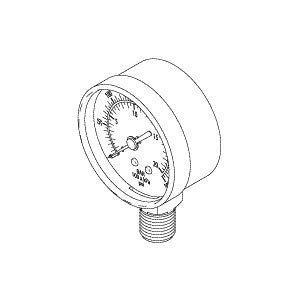 Gauge, Pressure For Dental Compressor (300psi) Part: CMG049