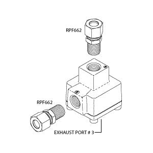 Valve, Unloader DCI/MDT Dental Compressor Part: CMV123