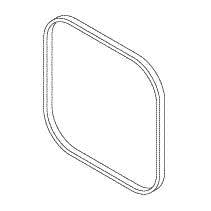 Door Gasket Amsco 8816A, 8816D, 8816M Autoclave AMG006 (Part P074374-091)