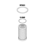 Element, Carbon Filter CA Type Dental Compressor Part:64800-213/CME104