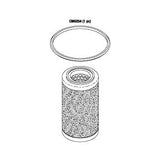 Element, Filter For Bison/Bulldog Dental Vacuum Part: 003550SP/VPE114
