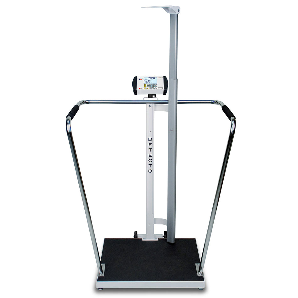 6854DHR, Scale, Bariatric W/ Digital Height Rod - 600 lbs capacity