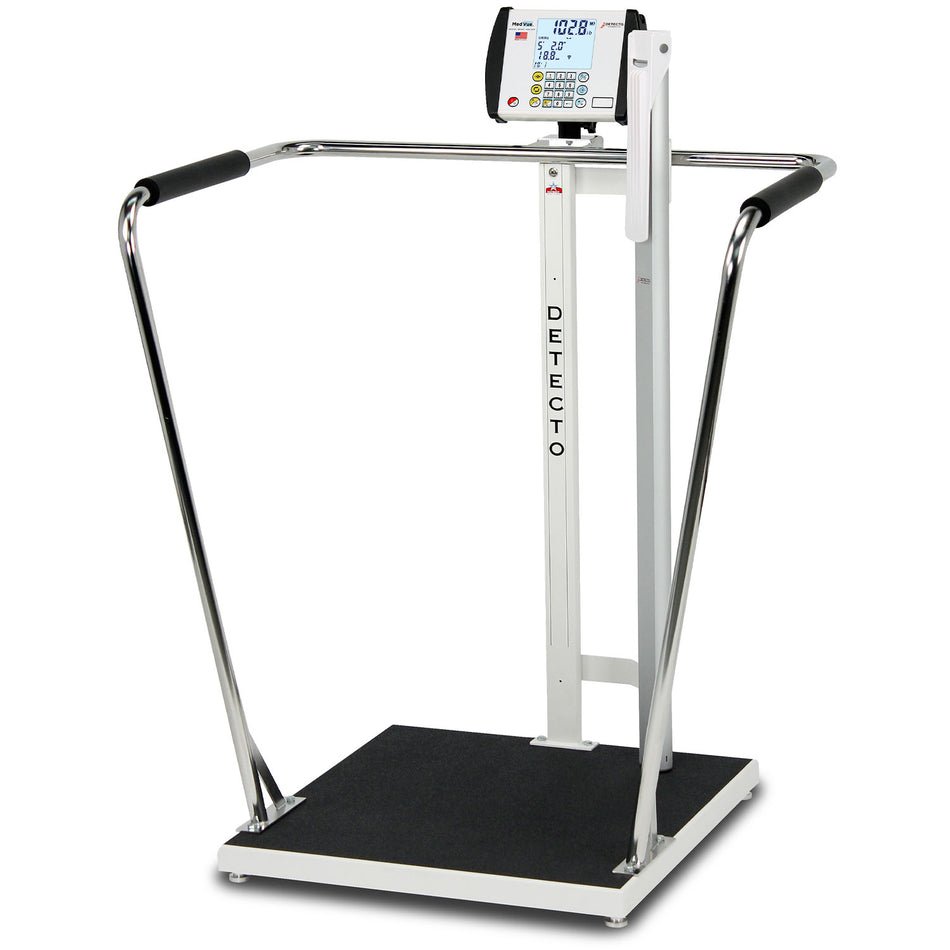 6857DHR - Detecto - Bariatric Digital Ht Rod Medical Scale - 1000 Lb