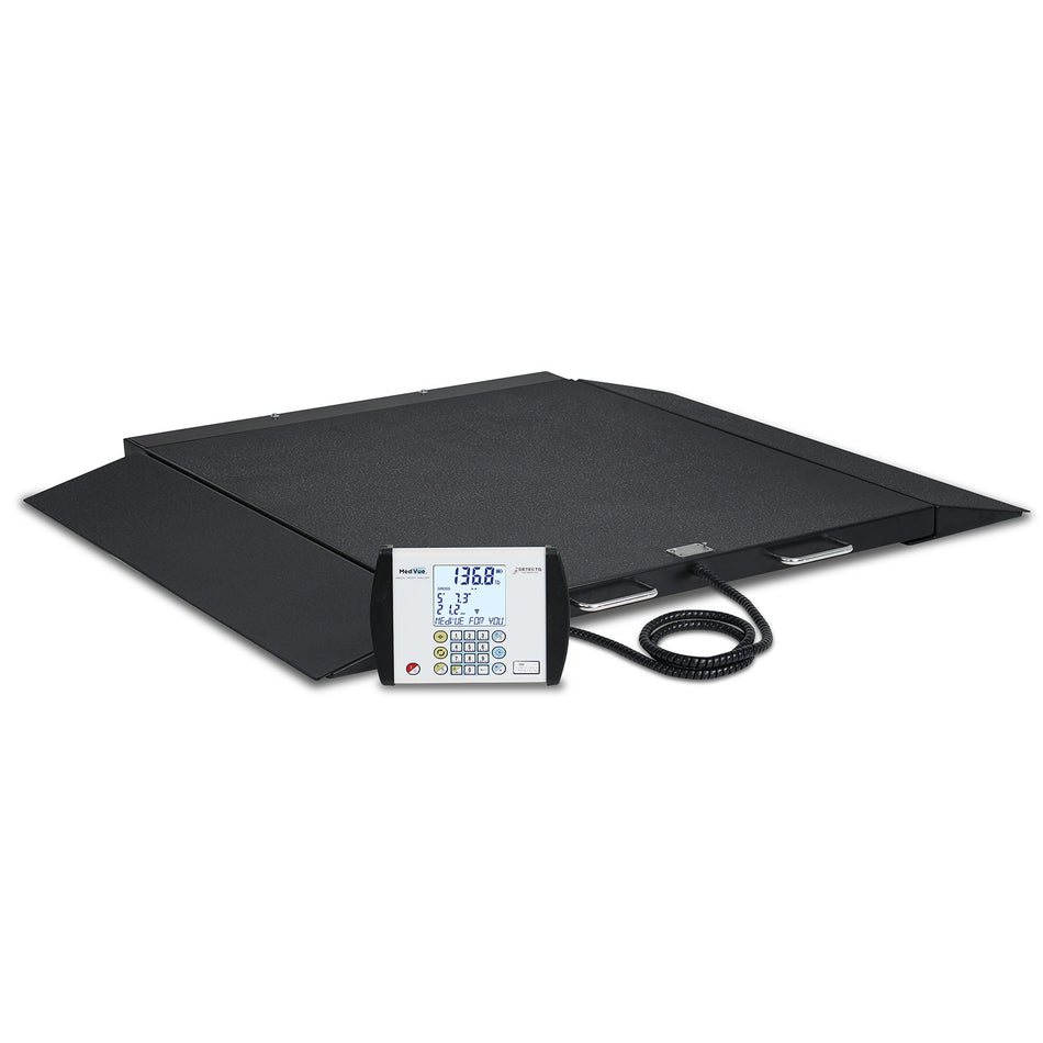 6500 Detecto - Wheelchair Scale, Portable, Digital, 1000 lb Capacity