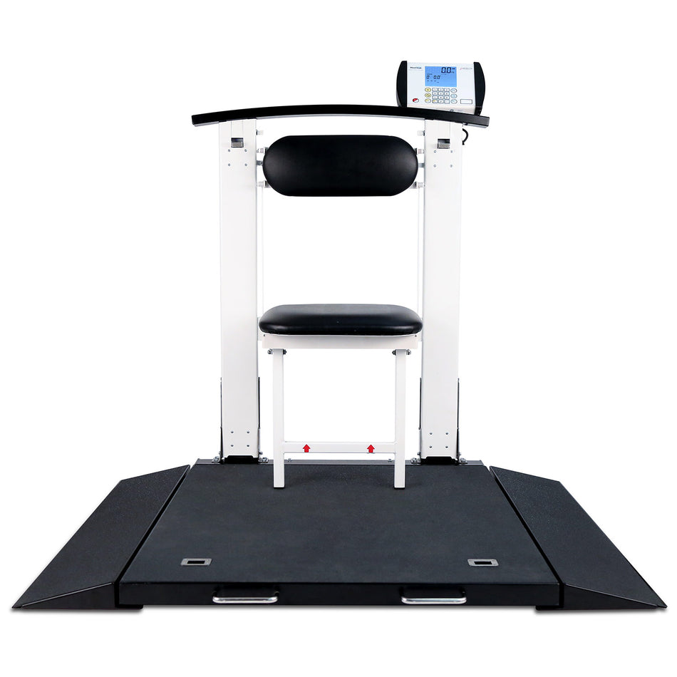 6570 Detecto - Wheelchair Scale - Portable, Folding, Seated - 1000 lbs