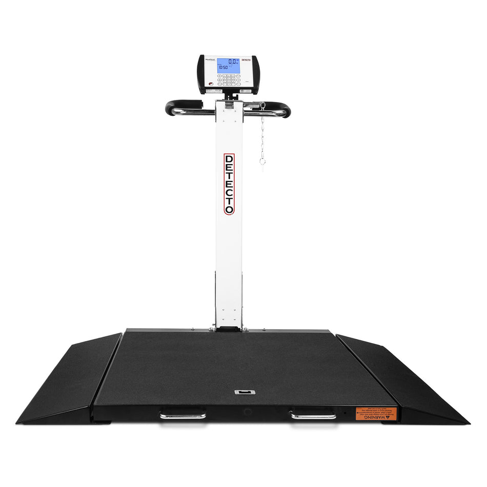 6550 Detecto - Wheelchair Scale, Portable , Folding - 1000 Lb Capacity