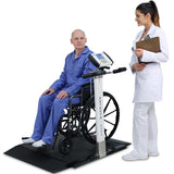 6550 Detecto - Wheelchair Scale, Portable , Folding - 1000 Lb Capacity