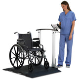 6560 Detecto - Wheelchair Scale, Portable, Folding - 1000 Lb Capacity