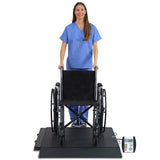 6400 Detecto Portable Wheelchair Scale - 1000 lb Capacity