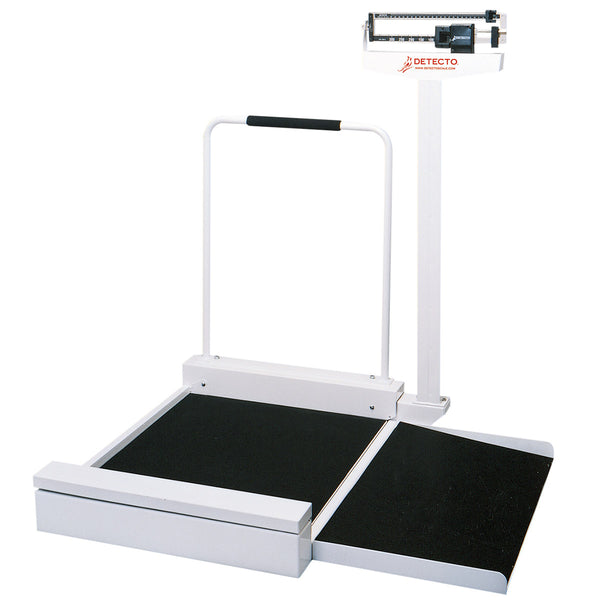 495 Detecto - Weigh Beam, Wheelchair Ramp Scale - 400 lb Capacity