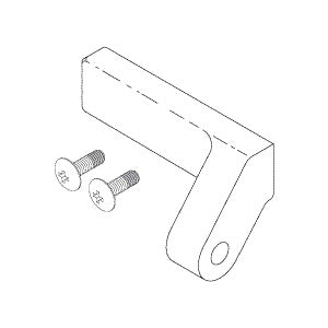 Hinge, Rear Left-Isolette Infant Incubator/Warmer Part:MU12698/AIH149