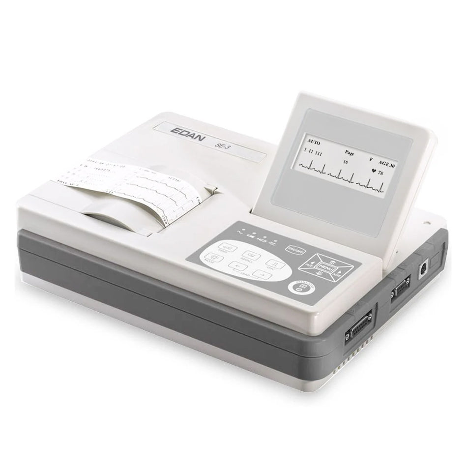 Edan SE-3A Interpretive 3 Channel ECG (Narrow Screen)