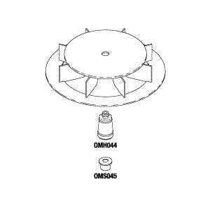 Fan & Hub, Kit Giraffe Incubators & Warmers Part: OMK046