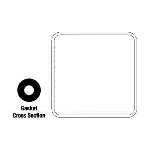 Gasket, Door Castle Sterilizer/Washer Part: 61301607692/CSG103