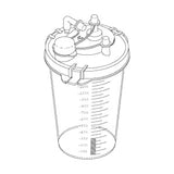 Canister, 1100ML Collection/Gomco Pump Part: 01-90-3695/GOC044