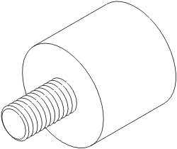 Motor Mount For VanGuard Centrifuge, 4/pkg. - HBM009