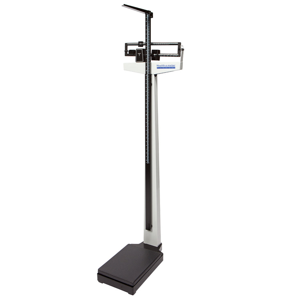 Health O Meter 402KL Mechanical Beam Scale w/ Height Rod