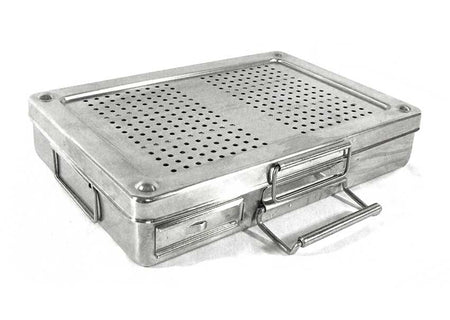 Booth Medical - Stainless Steel Instrument Basket -  2 x 8 x 11-1/2