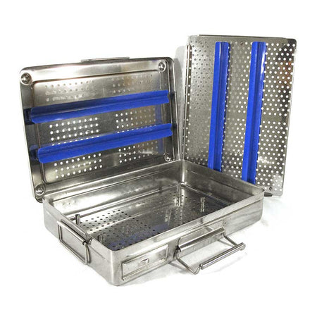 Booth Medical - Stainless Steel Instrument Basket -  2 x 8 x 11-1/2