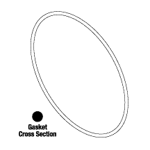 Booth Medical - Gasket, Door/Aquaclave 20/Chemiclave 5500, 7000 Part: MDG013