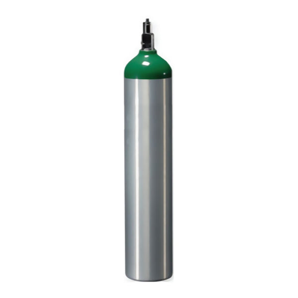 Mada E Cylinder, Post Valve, Wrench, CGA-870, MRI Safe - 1602SMRIE