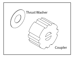 Booth Medical - Midmark Ritter - Motor Coupler (OEM Part No: 016-0509-00)