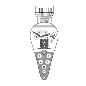 Panel, Programmable Membrane For 411/75L Exam Table - 015-1115-00 (MIP249)