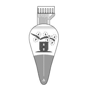 Panel, Non-Programmable Membrane For 411/75L Exam Table - 015-1134-00 (MIP263)