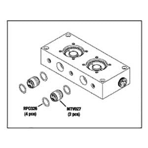 Manifold, (2 STN) DSD Medivators Endoscope Reprocessor Part:MB02-0552/MTM043