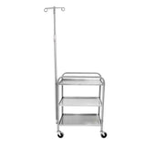Cart, Utility Medium Duty - Blickman With IV Pole (7535SS)