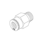Connector, 3/8" Male Mediators Endoscope Reprocessors Part: RXF012