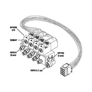 Manifold, Medivators Endoscope Reprocessor Part: MM01-0028/MTA036