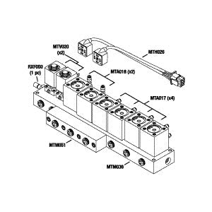 Manifold,  (8 STN) DSD Medivators Endoscope Reprocessor Part: MTA038