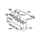 Manifold, Medivators Endoscope Reprocessor Part: MM01-0030/MTA040