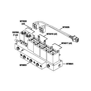 Manifold, Medivators Endoscope Reprocessor Part: MM01-0030/MTA040