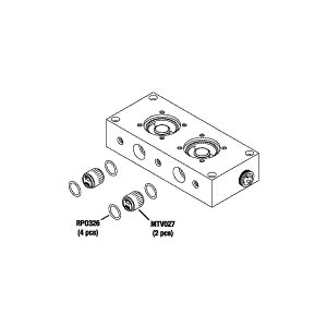 Manifold, Medivator Endoscope Reprocessor Part:MB02-0552/MTM043