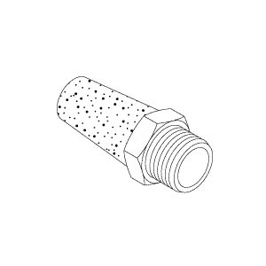 Muffler, Purge 1/8" DSD Medivators Endoscope Reprocessors Part: RXM047