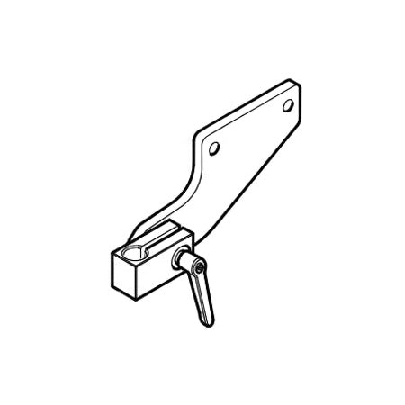 Brackets, Knee Crutch Mounting Midmark 620/230 Chair Part: 9A412001