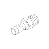 Fitting, Barb - 3/8 Male, Midmark M9/11 Part: 014-0347-00/RPF763