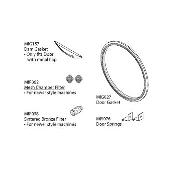 Sterilizer PM Kit w/ Flap for Midmark M9/M9D - MIK158