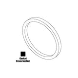 Gasket, Door Pelton Crane/Ritter Autoclave Part: 003049/PCG016