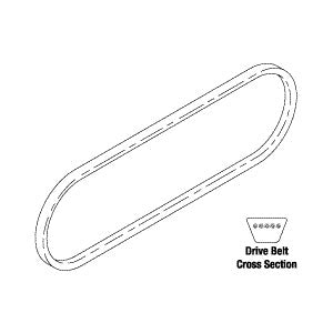 Belt, Drive For PowerVac Dental Vacuum Part: 016-1056-00/VPB097