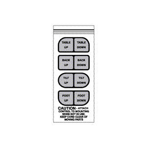 Panel, Control Assy Midmark 411, 75 Evolution Part:015-0995-00/MIA278